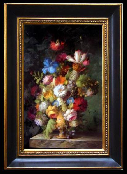 framed  unknow artist Floral, beautiful classical still life of flowers.02, Ta093